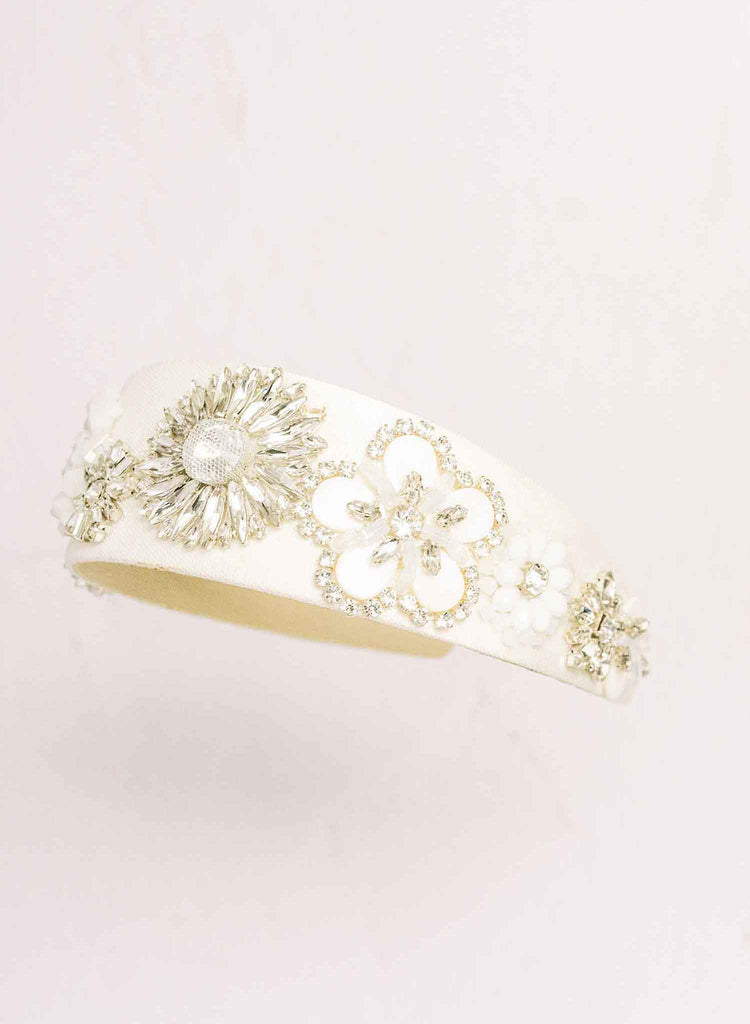 crystal bridal or party headband by twigs and honey