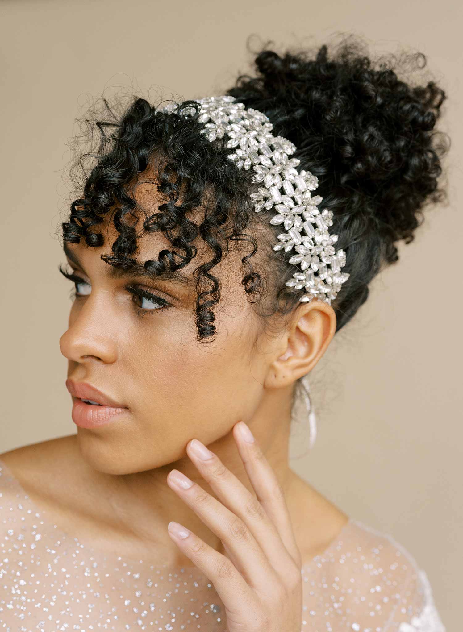 Daisy Bridal Headband by Maria Elena Headpieces