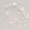 bridal flower and petal hair vine by twigs and honey