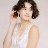 pearl bead bridal bow earrings by twigs & honey