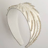 embroidered bridal crystal headband by twigs & honey