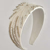 embroidered bridal crystal headband by twigs & honey