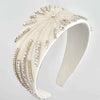 embroidered bridal crystal headband by twigs & honey