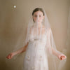 bridal veil with blusher, twigs & honey, illusion tulle
