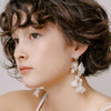 crystal and silk wedding earrings by twigs & honey