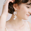 crystal and silk wedding earrings by twigs & honey