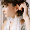 wedding pearl drop earrings by twigs and honey