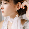 wedding pearl drop earrings by twigs and honey