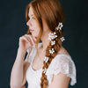 handmade clay flower hair pin set by twigs & honey