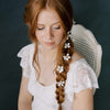 handmade clay flower hair pin set by twigs & honey