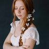handmade clay flower hair pin set by twigs & honey