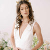 bridal flower tiara headpiece by twigs and honey