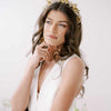 bridal flower tiara headpiece by twigs and honey