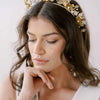 bridal flower tiara headpiece by twigs and honey