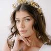 bridal flower tiara headpiece by twigs and honey