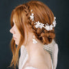 bridal flower headpiece by twigs and honey