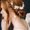 bridal flower headpiece by twigs and honey