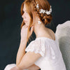 bridal flower headpiece by twigs and honey