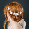 bridal flower headpiece by twigs and honey