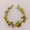 gold handmade flower bridal hair vine by twigs and honey
