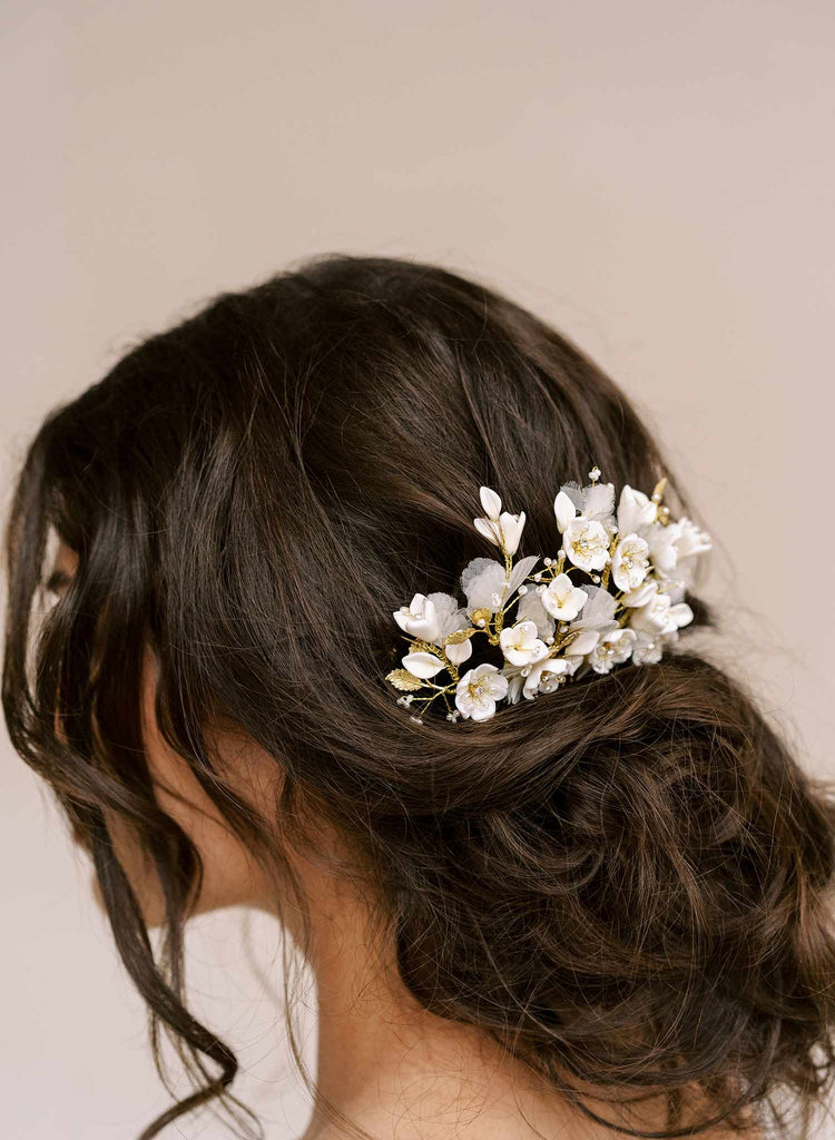 bridal handmade hair come with silk by twigs & honey