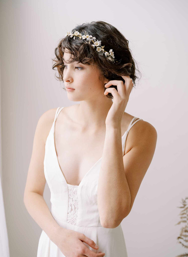 bridal blossom hair vine by twigs and honey