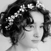 bridal handmade flower hair vine by twigs and honey