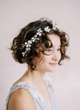 bridal handmade flower hair vine by twigs and honey