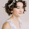 bridal handmade flower hair vine by twigs and honey