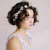 bridal handmade flower hair vine by twigs and honey