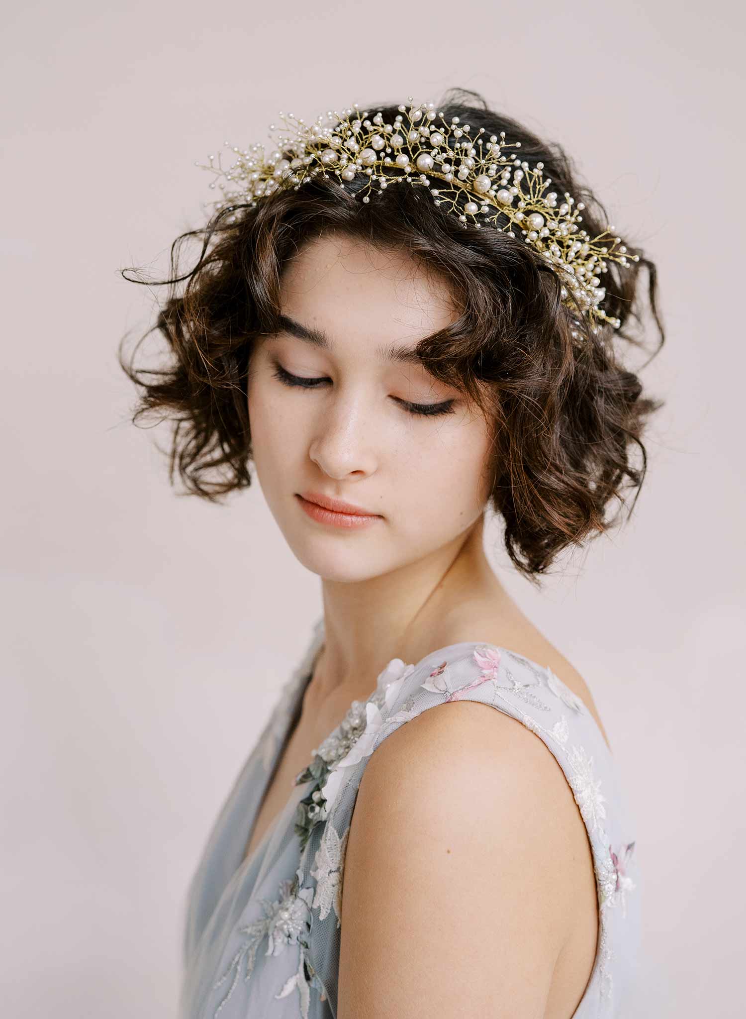 Pearl opulence bridal tiara - Style #2338