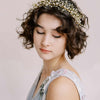 wispy bridal pearl and bead headband tiara by twigs & honey