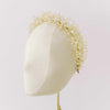 wispy bridal pearl and bead headband tiara by twigs & honey