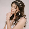 pearl bridal headband gold by twigs and honey