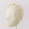 pearl bridal headband gold by twigs and honey