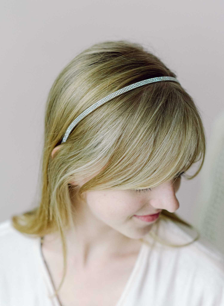 bridal crystal headband by twigs and honey