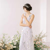 handmade magnolia flower bridal hair vine by twigs & honey