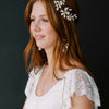 handmade magnolia flower bridal hair vine by twigs & honey