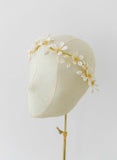 handmade magnolia flower bridal hair vine by twigs & honey