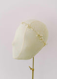 hand wired bridal bead and pearl hair vine by twigs and honey