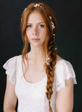 extra long bridal pearl hair vine by twigs and honey