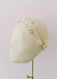extra long bridal pearl hair vine by twigs and honey