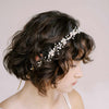 freshwater pearl and opal crystal bridal hair vine by twigs & honey