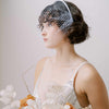 birdcage veil bridal headband by twigs & honey