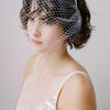 birdcage veil bridal headband by twigs & honey