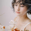 birdcage veil bridal headband by twigs & honey