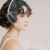 birdcage veil bridal headband by twigs & honey