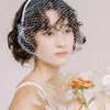 birdcage veil bridal headband by twigs & honey