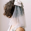 silk wedding hair bow by twigs and honey