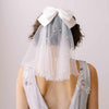 silk wedding hair bow by twigs and honey